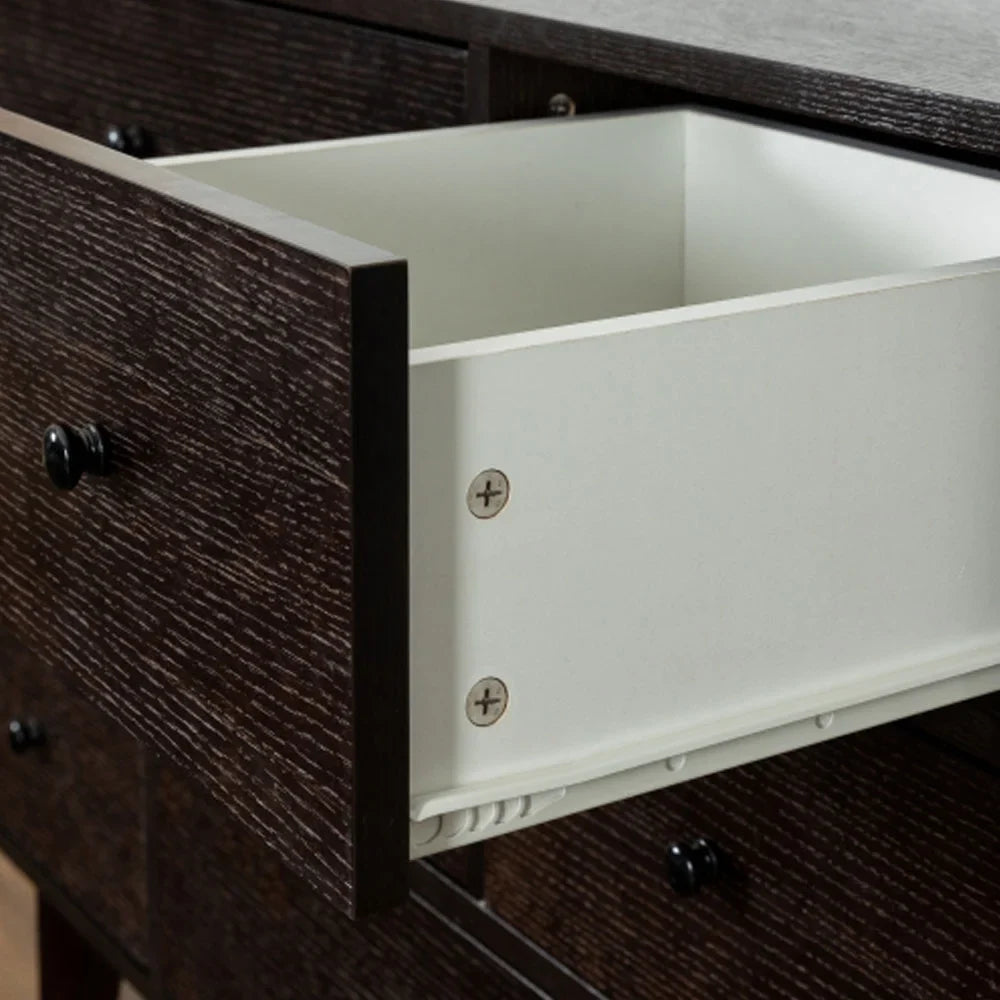 tableware - bar,buffet Solid lockers, server dresser table Auburn retro cabinet lockers round drawer Wood buffet spray-painted console handle