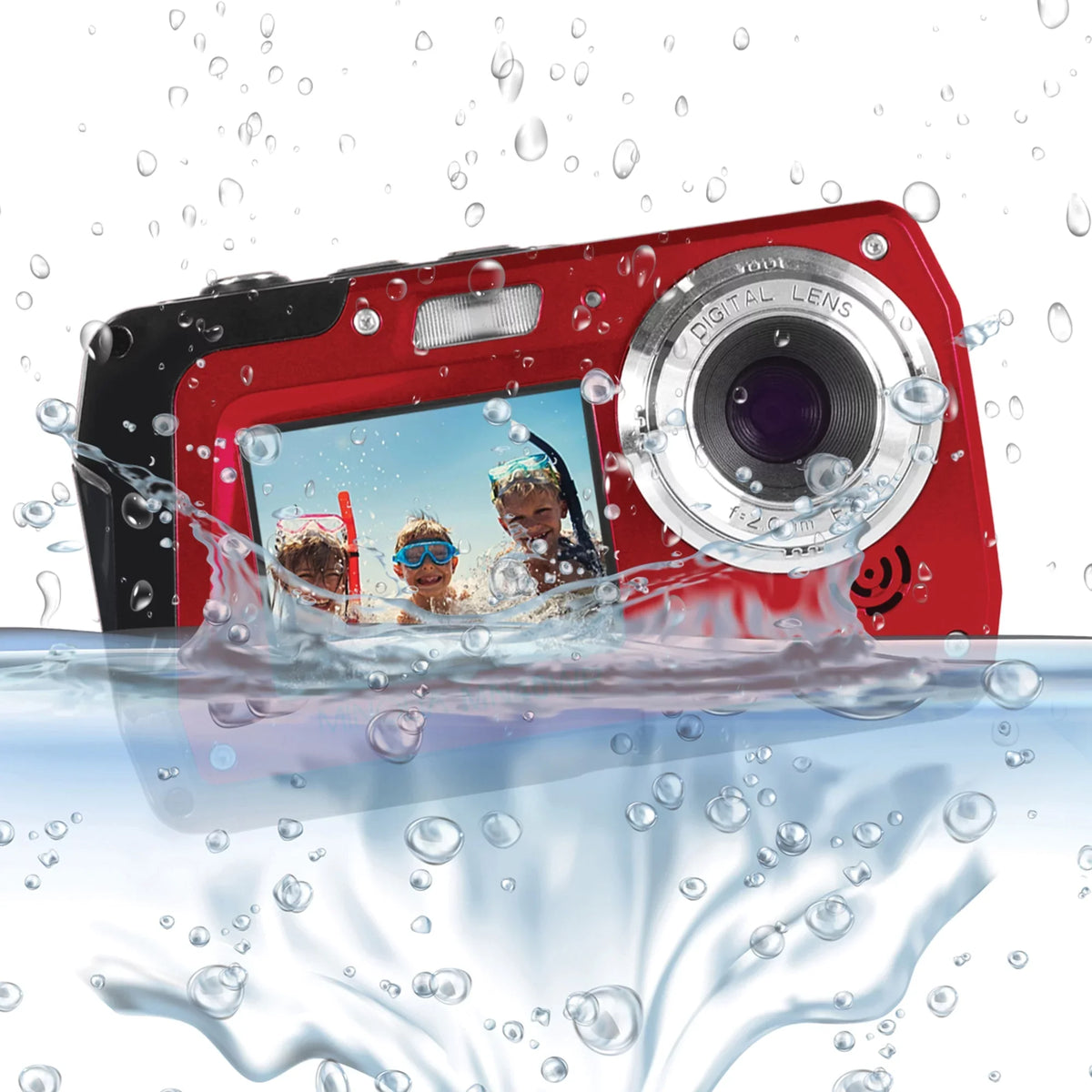 MP Red Digital 48 Camera, Minolta Waterproof
