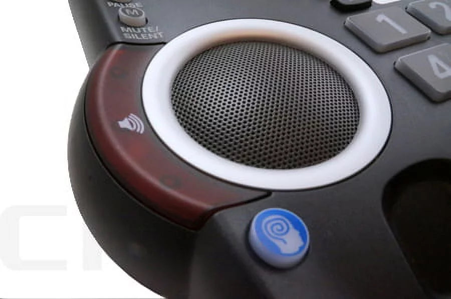 Clarity AltoPlus Big CID Extra Black Button Loud Speakerphone,