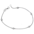 Yard 14K Of White Harry Enterprises Diamond Bracelet Chad Cut Gold Round Chain CT 58802 2