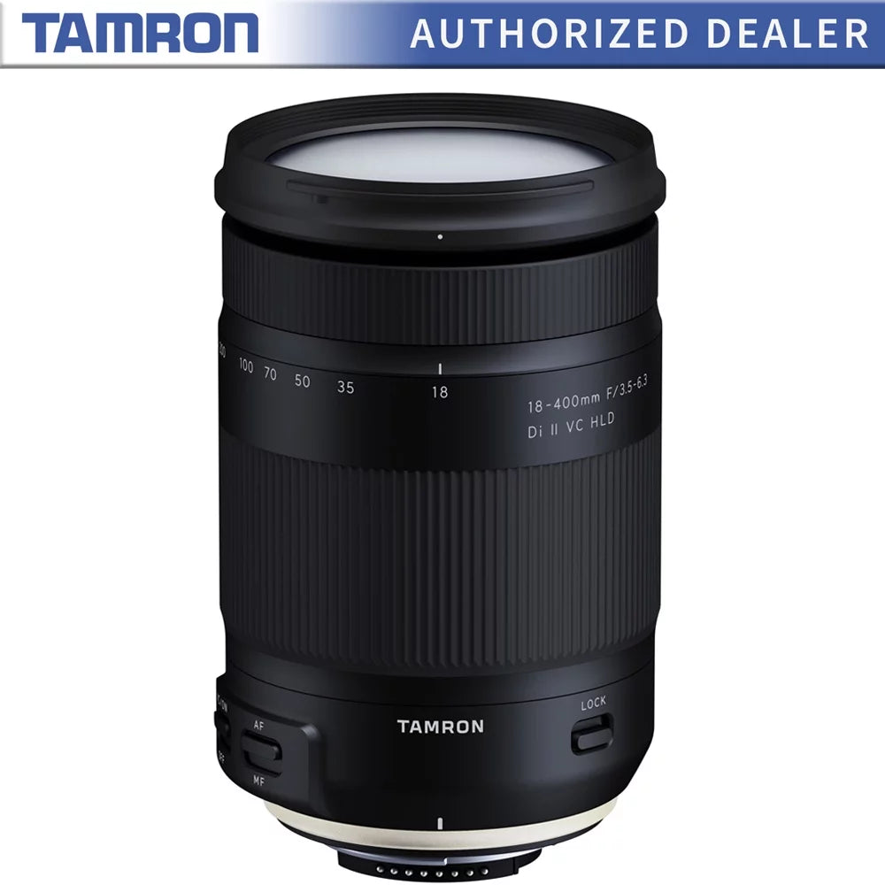 Di 18-400mm Nikon Lens for Mount Zoom HLD Tamron VC II f/3.5-6.3 All-In-One