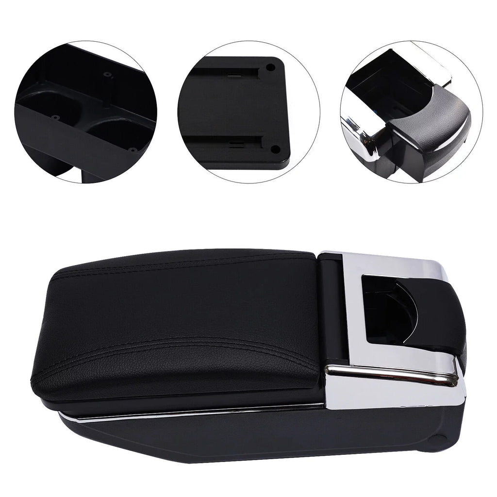 Container Versa 07-2011 Black Center For Hatch Console Storage 2012 Box Nissan Armrest