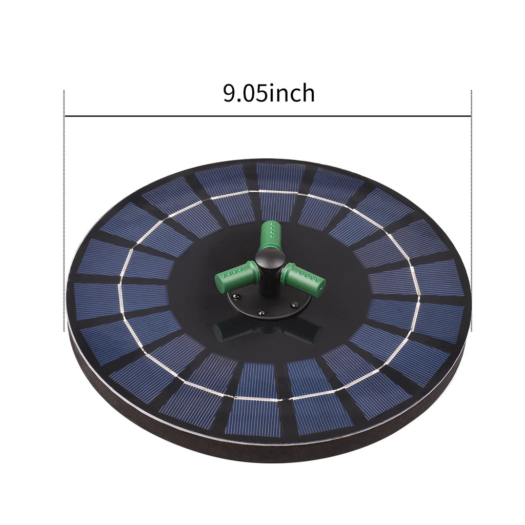 Rotatable Brewel With fountain,Battery Bath Nozzle Pump Auto-shut Yaliya Off Off Pond With Nozzle Auto-shut Pump Auto-shut 9 Inch Led 6w Solar Inch With Solar 9 Off Battery Water Rookin