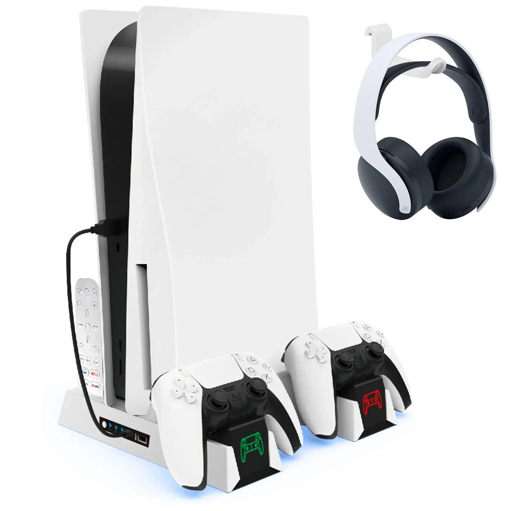 For Cooling For Playstation Stand Station Controller 5 Charger PS5 Vertical Fan