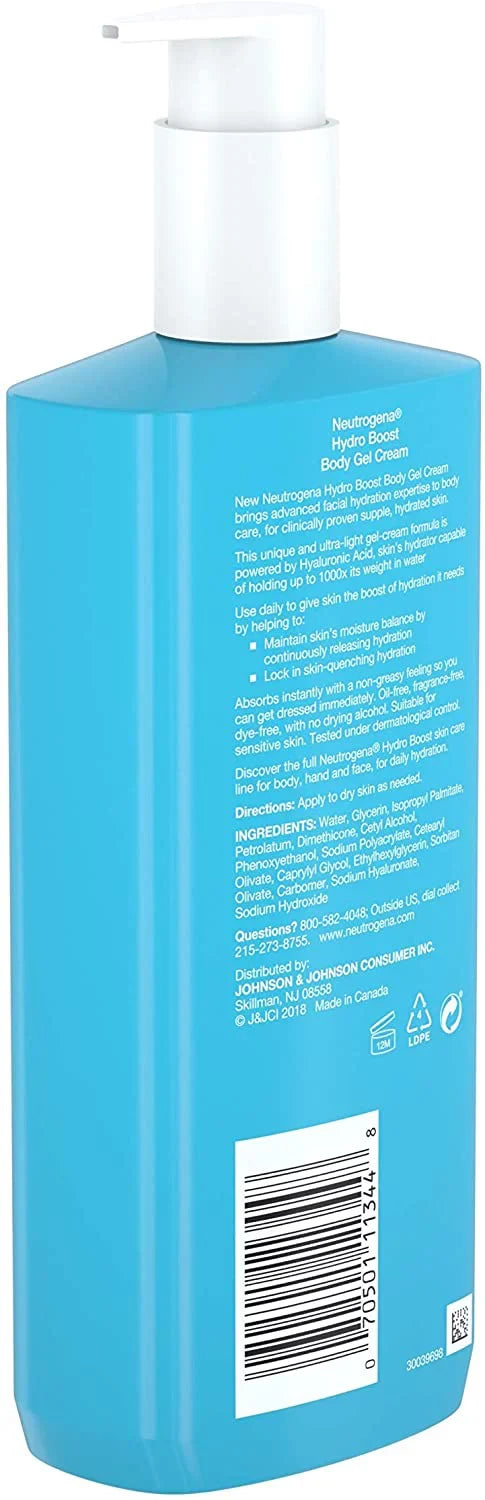 Neutrogena Acid Hyaluronic Gel Body with Hydrating Cream Hydro Boost