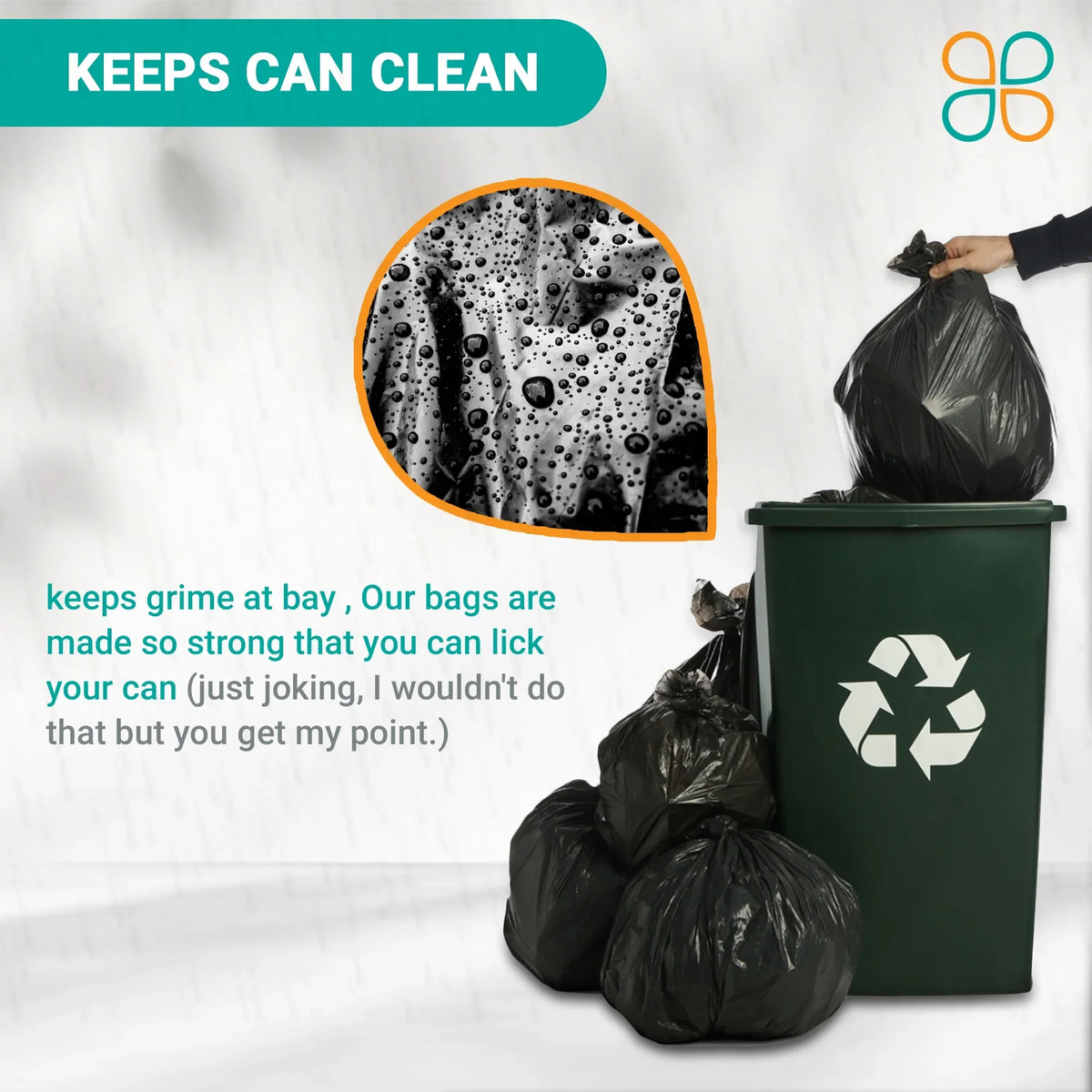 Gallon, Can 33x48, PlasticMill Bags/Case, / Trash Garbage 1.5 MIL, Black, Liners. 100 42 Bags