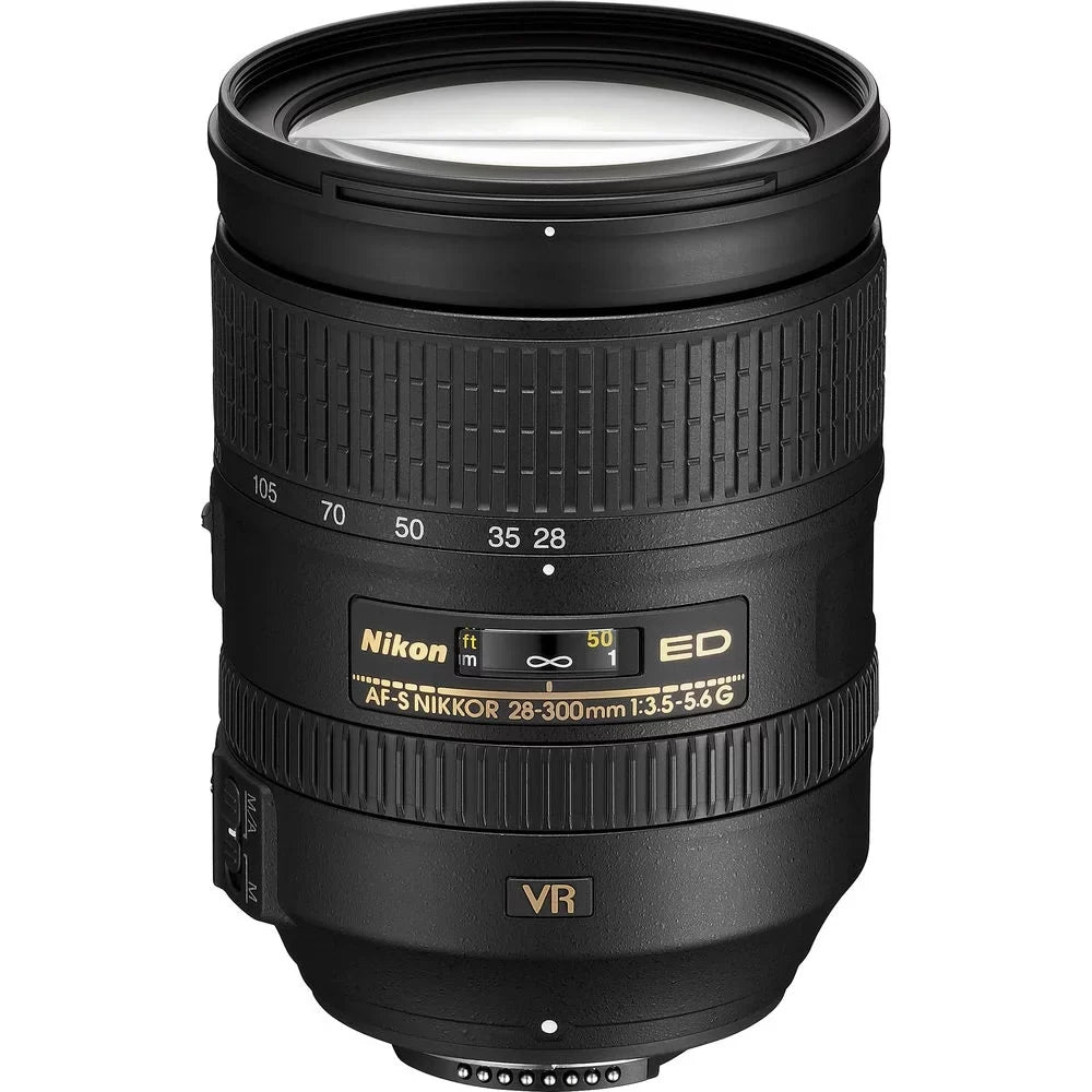 Lens Keeper Hood Nikon AF-S UV, Cleaning ED + + Lens Lens Macro 28-300mm Lens Cap with NIKKOR Filter Kit Filters Case Padded + Kit FL CPL, (2191) Intl Tulip + VR f/3.5-5.6G +