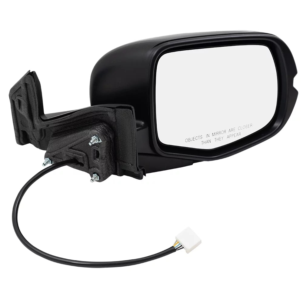 Camera View Dimming-Side Assembly Replacement Door To Signal-Memory-Auto Black Without Mirror Paint Manual Brock Right Folding Power Heat Passenger With Match Aftermarket