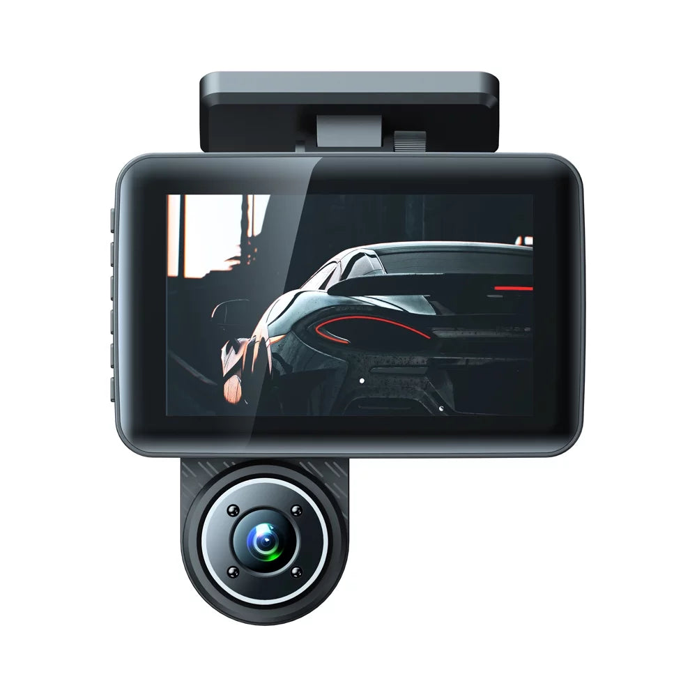 Auto Dash Camcorder Car Wide Camera Driving moobody Recorder Safety Rearview Recorder Car Car Video Recording 4in Angle Cameras Clear Mirror Cam 3