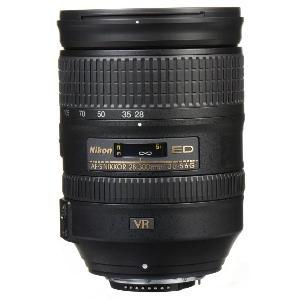 Lens Keeper Hood Nikon AF-S UV, Cleaning ED + + Lens Lens Macro 28-300mm Lens Cap with NIKKOR Filter Kit Filters Case Padded + Kit FL CPL, (2191) Intl Tulip + VR f/3.5-5.6G +
