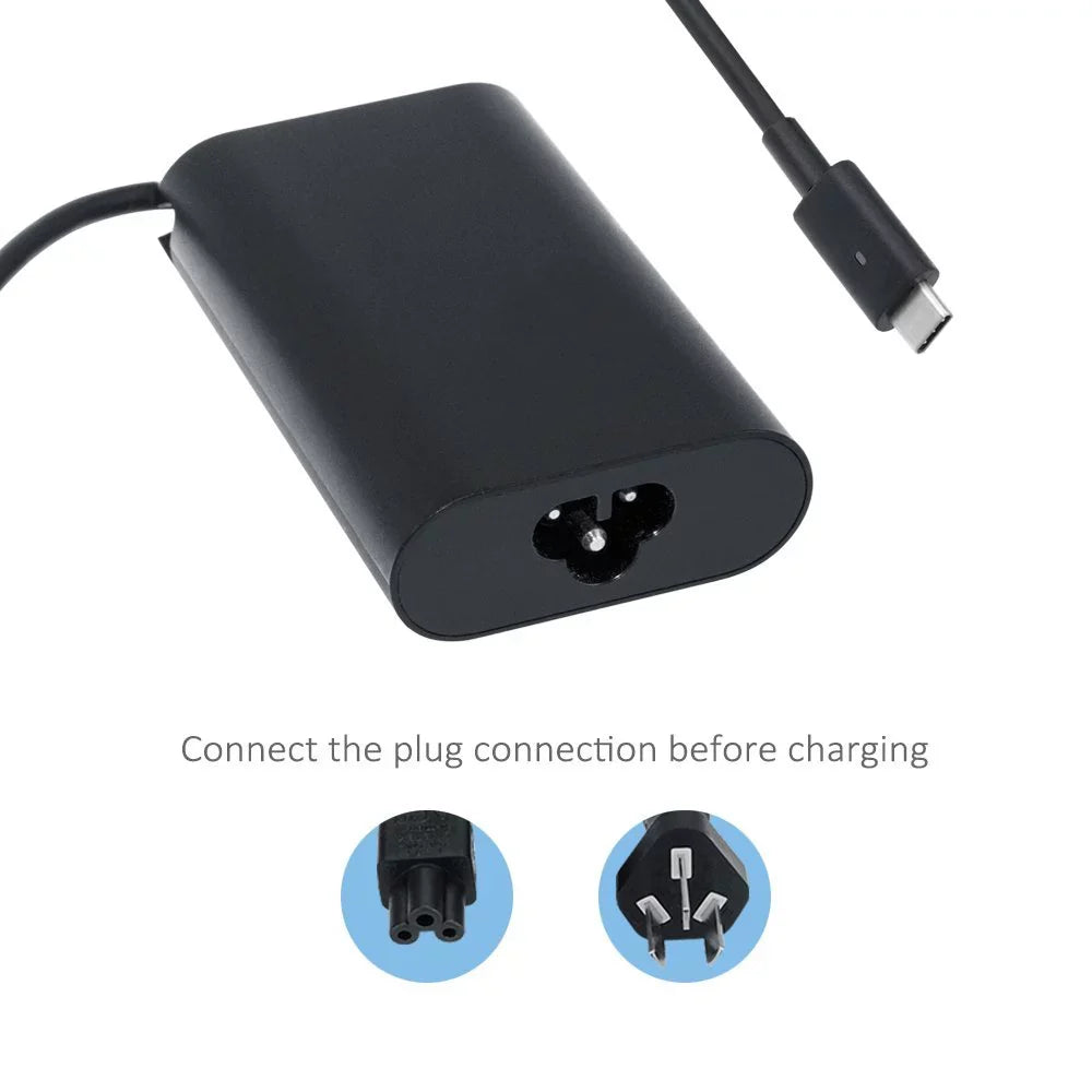 Power AC Charger Dell 7390 Laptop Latitude Ultrabook PC 13 Supply 2-in-1 P29S002 Notebook Laptop Power Cord For NEW Chromebook Adapter