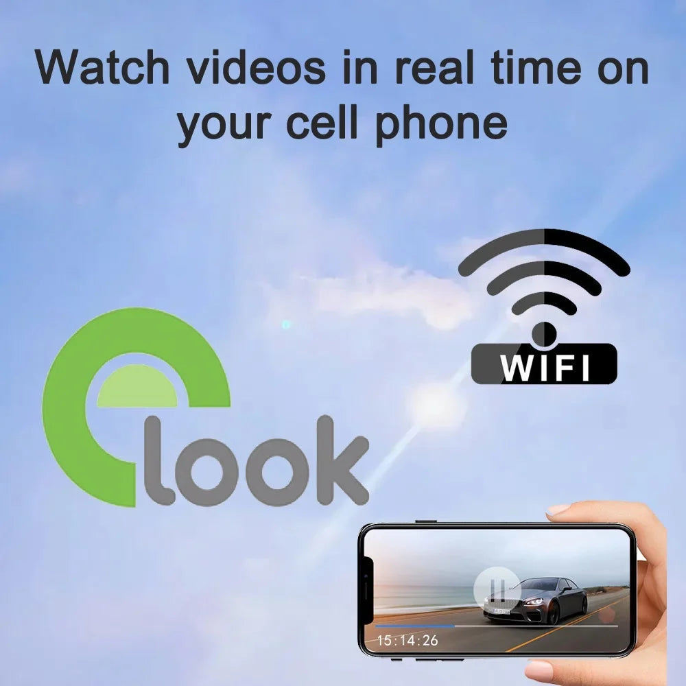 WIFI Car moobody Interconnection Recorder Angle Camera Driving with Wide and Auto Dashcam