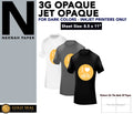 ON 11" SHEETS HEAT IRON PACK OPAQUE x 3G PAPER 100 CUSTOM JET TRANSFER 8.5