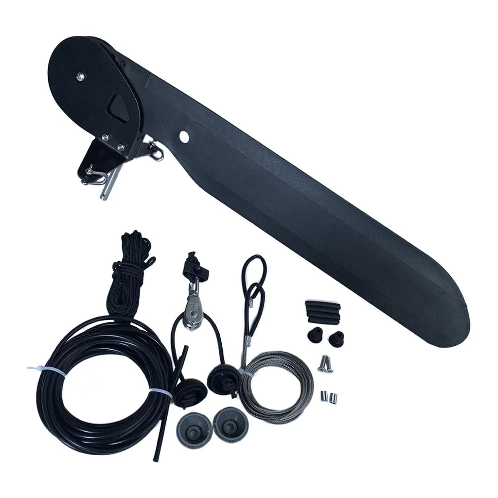 Canoe Kayak Kayak Watercraft Nylon Foot Rudder Replacement System Fishing Control Parts Rudder, Boat for Accessories Steering