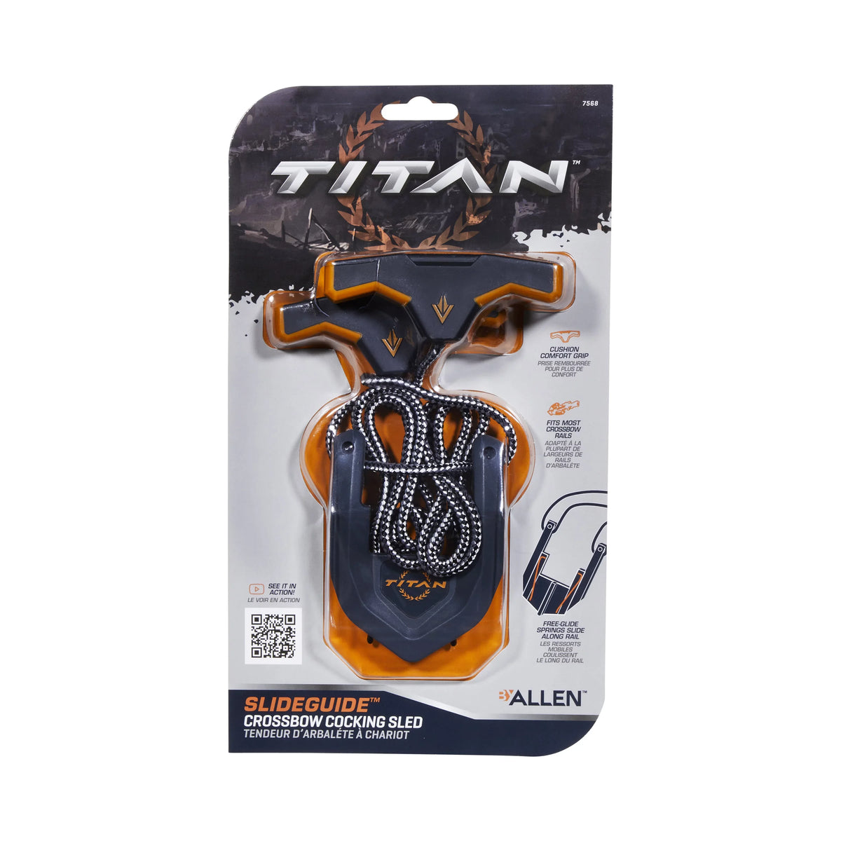SlideGuide Black Crossbow Titan Sled,