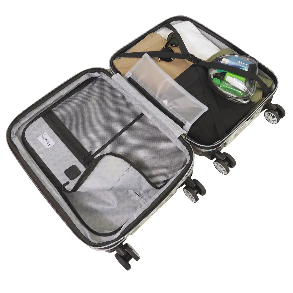 Disney Wheels, Inch Suitcase with Spinner Disney Multi Rolling Luggage, 26 Stamps Hardshell