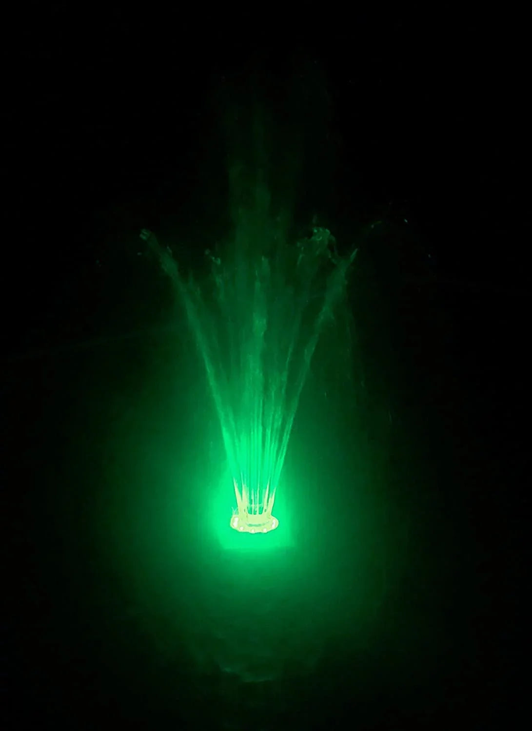 Swimming Fountain Pool Illuminated Fest Color