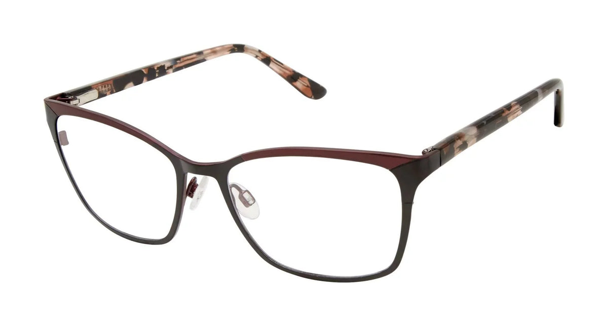 Black By Stefani 52mm & Gwen GX072 NEW GX Burgundy Case with GX Eyeglasses