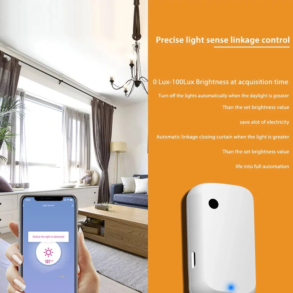 Device with Sensor Linkage Brightness Sensor Andoer with Home Compatible Illumination Work Control Sensor