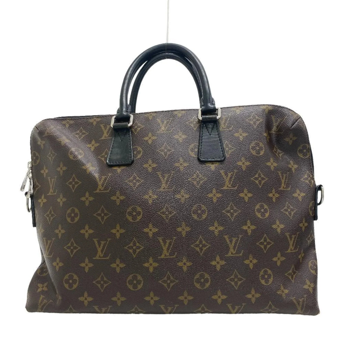 Porte M40868 Brown Pre-Owned Men's Z0006266 (Fair) LOUIS Bag Monogram Document Jour VUITTON