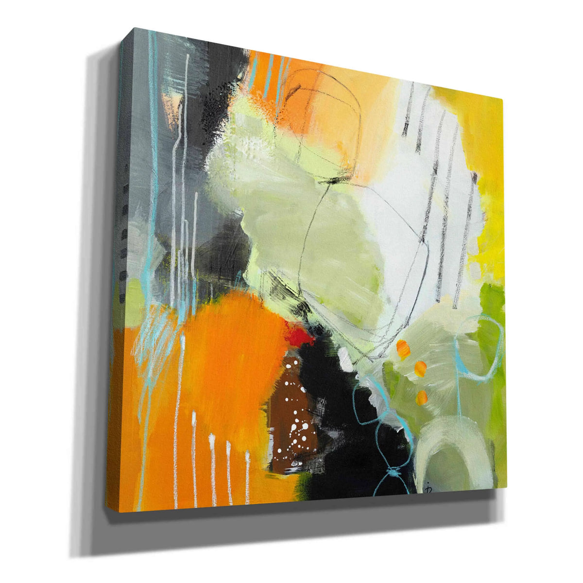 26"x26" Epic 'Inspire 1' Canvas Wall by Art, Ira Ivanova, Graffiti