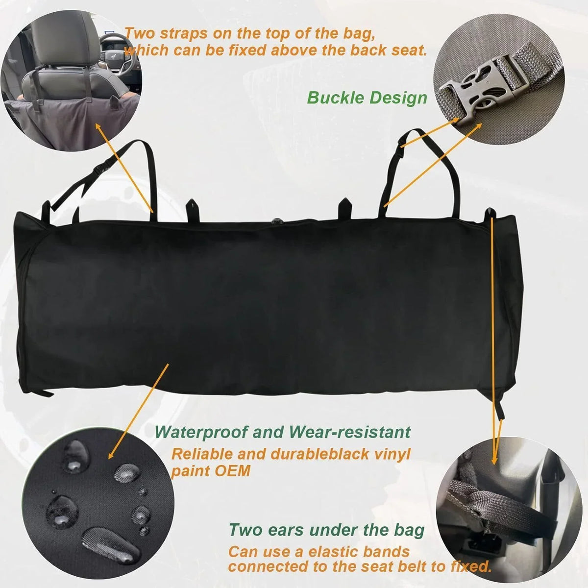 Bag Door US Accessories 4 Storage Ford Window Soft Bronco 600D 2021-2023 For Top