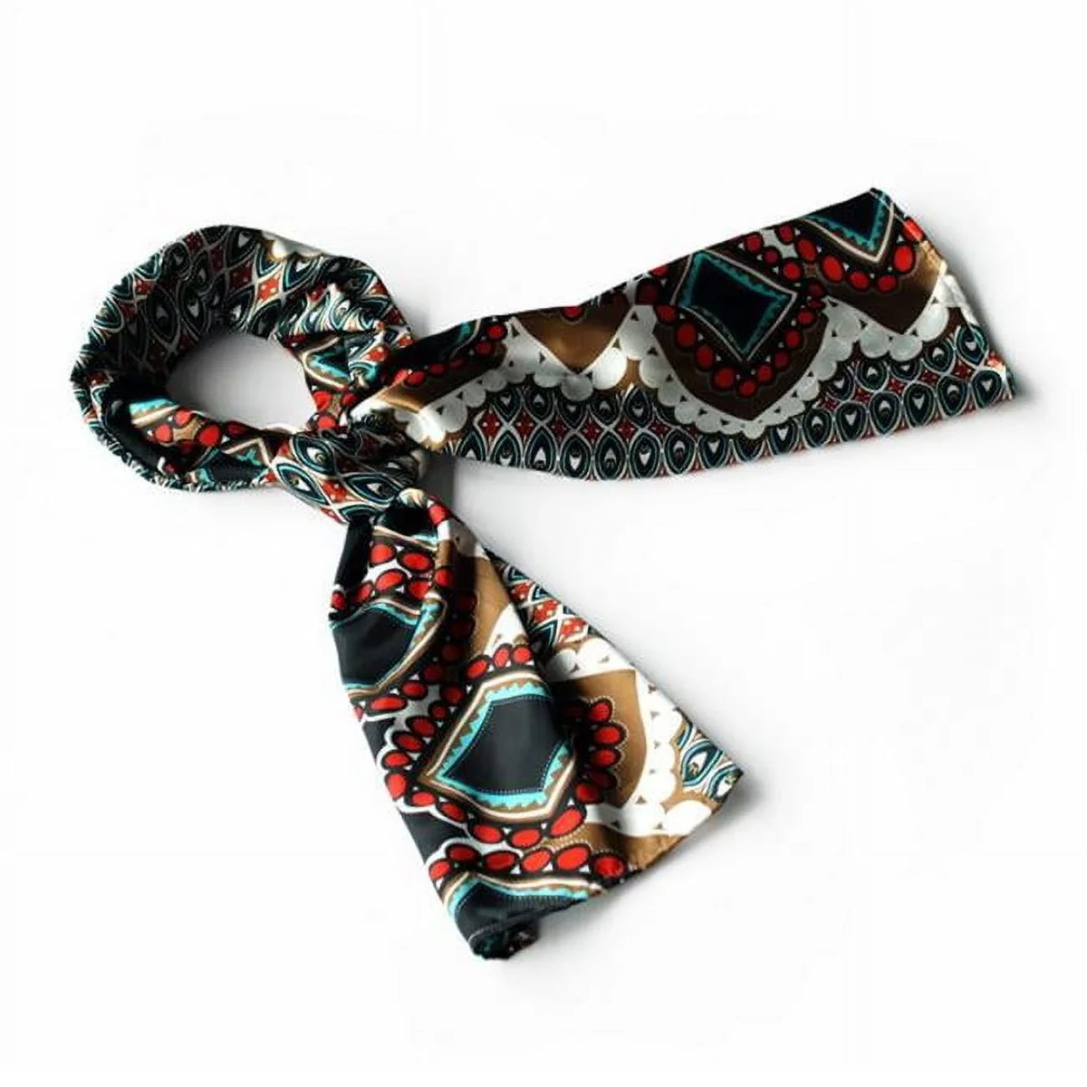 Multi-Patterns Large Natural Soft Fantastic - Chic Silky Tone Black Blancho Scarf/Wrap/Shawl