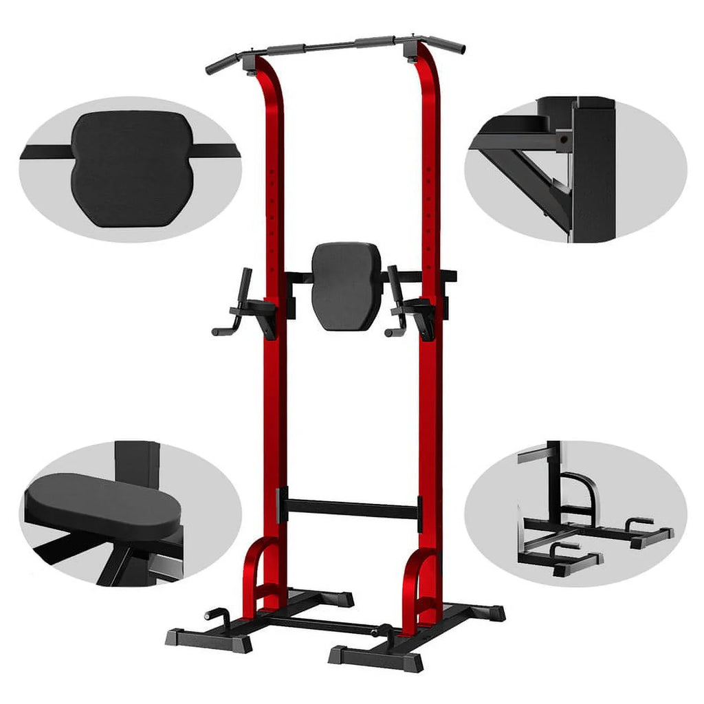 Strength Up Gym Training Pull Stand for Station Workout Bar Equipment，Red