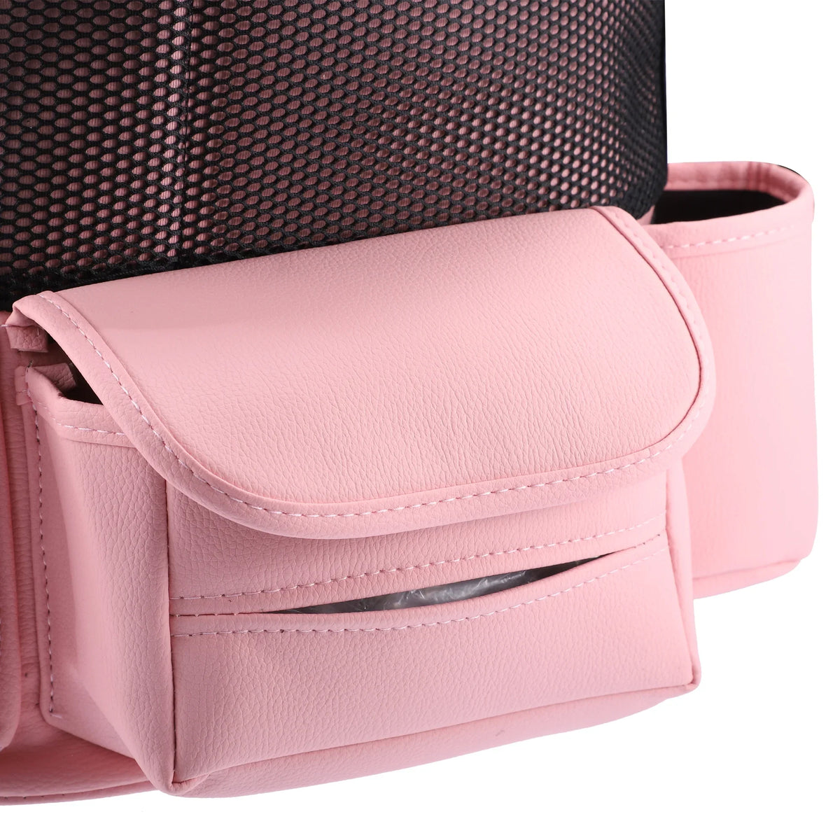 Large Multi Organizer for Bargains Purse Car Car Backseat 37x25cm Seat Capacity Storage Unique Pockets Pink