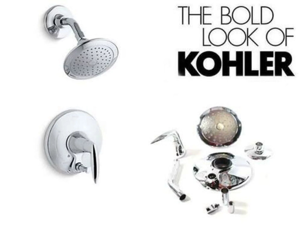 Trim Push-Button Chrome with T45108-4E-CP Alteo Diverter Shower Polished KOHLER