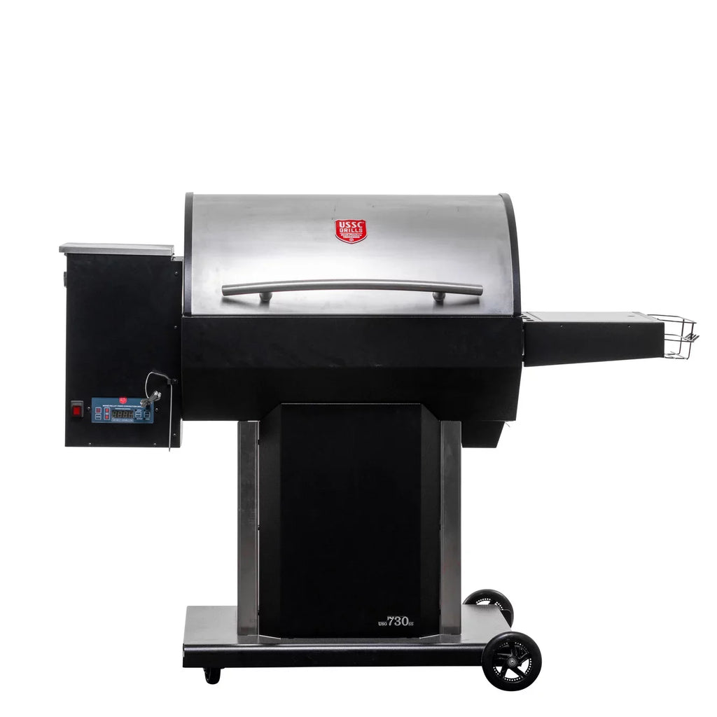 sq USSC 730 in. Grills Pellet Stainless Grill Steel Wood