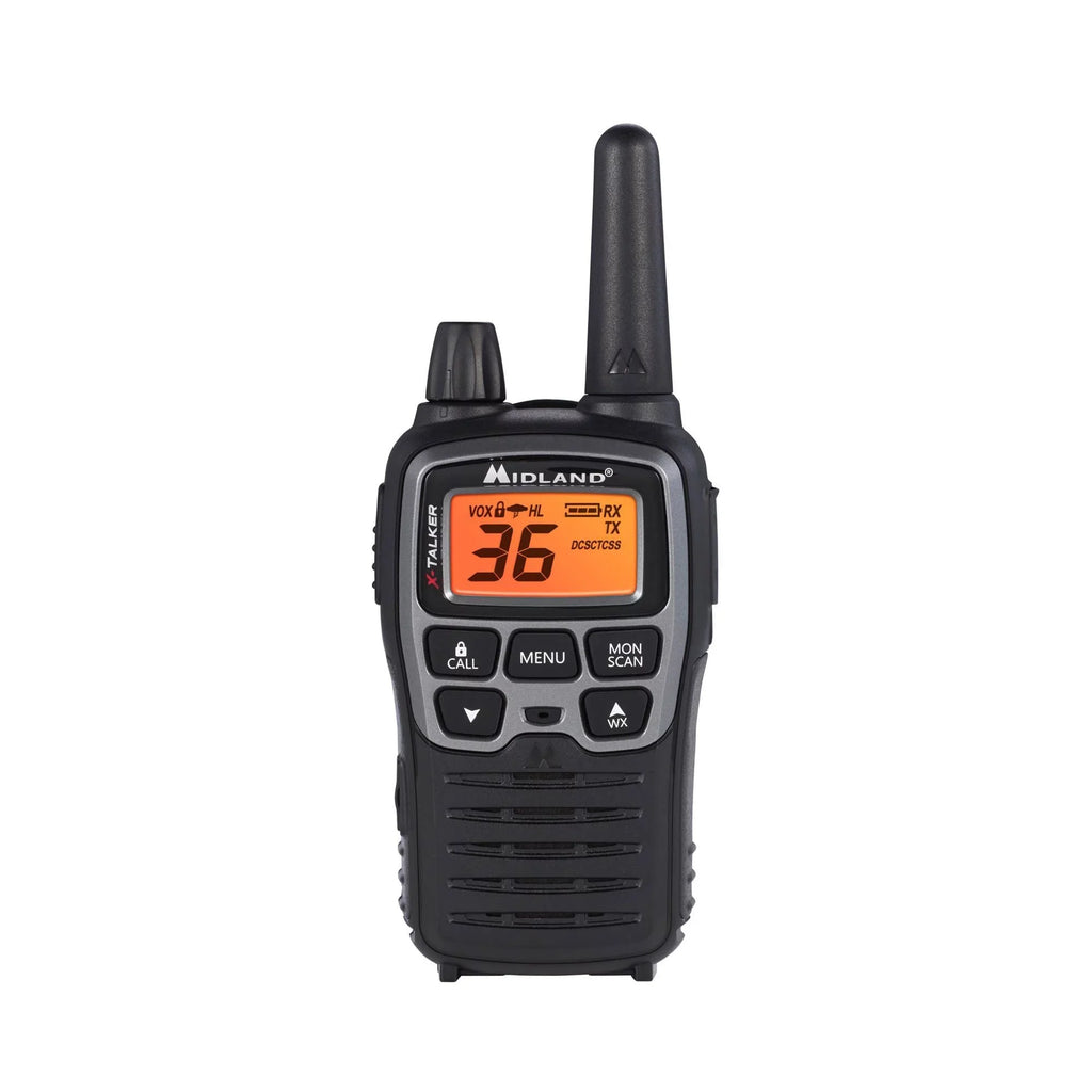 X-Talker T71VP3 bundle Midland Radio Black Walkie Channels, Two-Way 36 Talkies, FRS 38-mile,