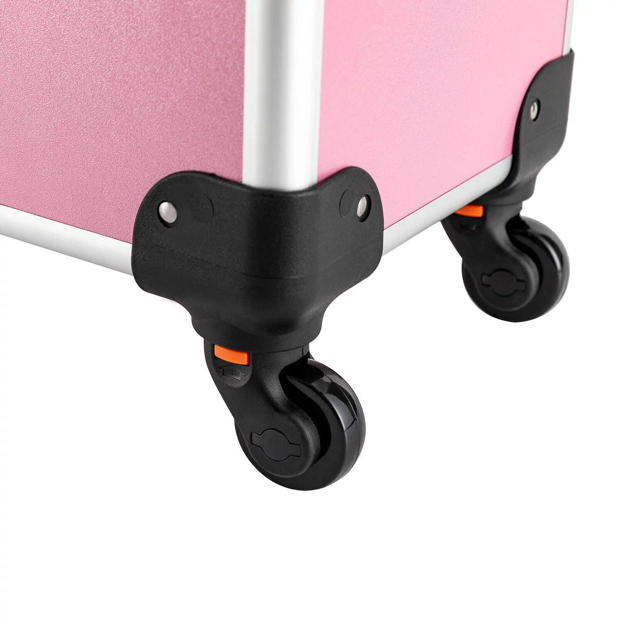 Miumaeov Trolley Professional with Storage Makeup Cosmetic Train 4-Tier Rolling Wheels Organizer Case Makeup