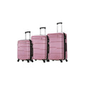 Gold (DKRODSML-ROS) 3-Piece DUKAP Set Plastic RODEZ Luggage Rose