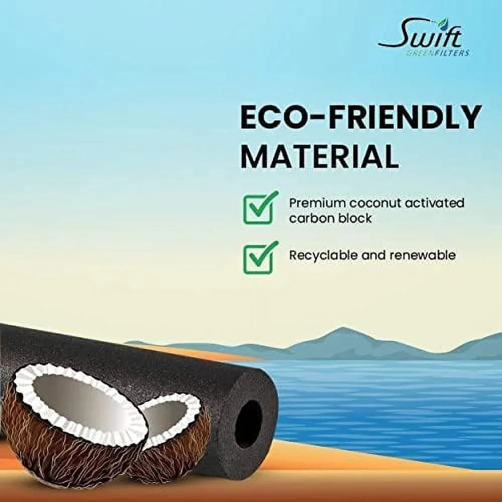 Swift Compatible Filter USA Filters Green in (3 Water SGF-707 47-55707G2,47-55707CM,4373531,PSQC-2 Pack),Made for Commercial
