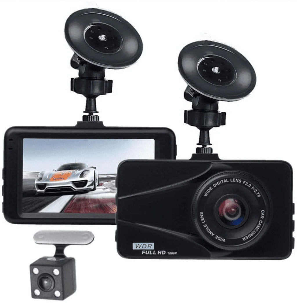 WDR, Loop Plus Wide Full Dash Recording G-Sensor, Kia Motion Cam Excellent Dual DVR Detection 3" T670 For LCD Images Video 170° HD Recorder Travel Screen Angle,