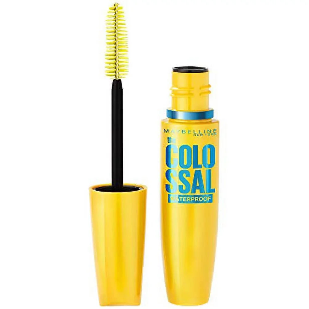 0.27 3 Mascara, Waterproof The Black, Volumizing, Volum' Colossal Express Classic oz, Maybelline Pack