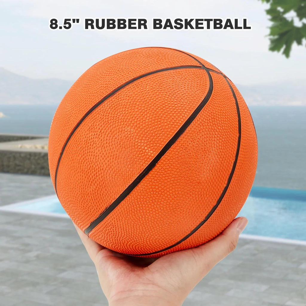Ball, 44" Danrelax Basketball Backboard, Blue Hoop with 32"x23" 5 Size Pool PVC