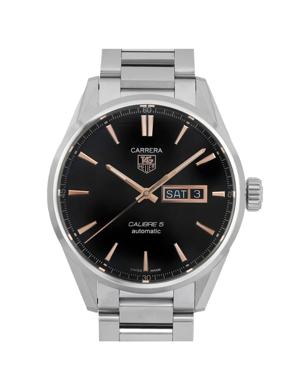 (Good) Pre-owned Day-Date Carrera Watch 41mm Heuer Steel WAR201C.BA0723 TAG