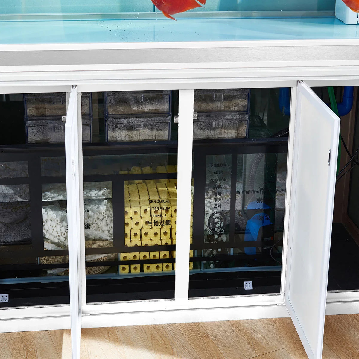 Glass Silver 145 Aquarium White Gallon Dream All-in-one and Aqua Tempered