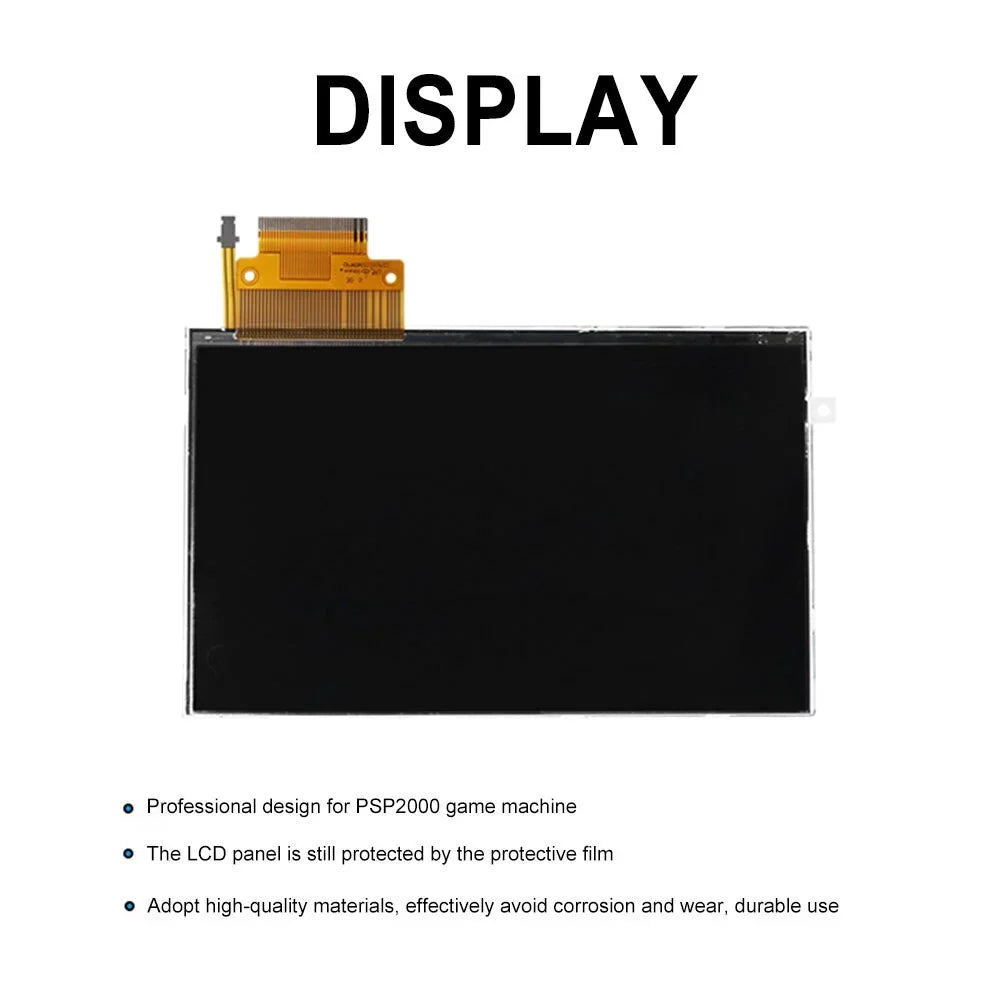 2000/2001/2003/2004 LCD PSP Backlight for PSP for Display 2000, Display LCD Compatible Parts Replacement Replacement