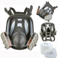 Gas Face Set Spraying Mask for Full 6800 w/Filters Painting Facepiece Respirator