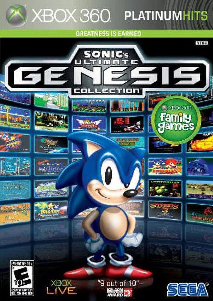 Sonic's Hits), Ultimate 360, Collection 68034 Xbox (Platinum [Physical], Genesis Sega,
