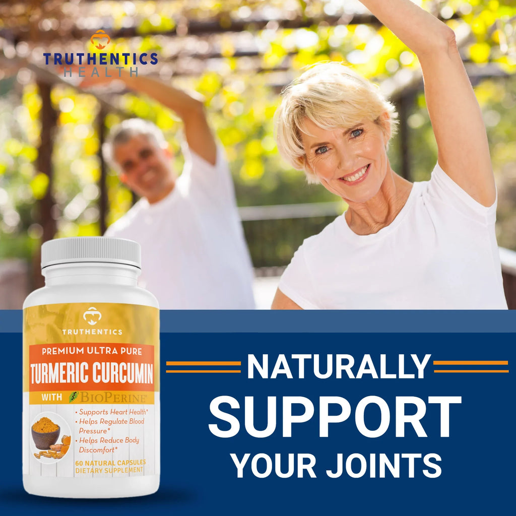Turmeric - Each Fish Triple 3 Strength Omega Curcumin with Plus Oil Bundle Bioperine Count 60 650mg Truthentics