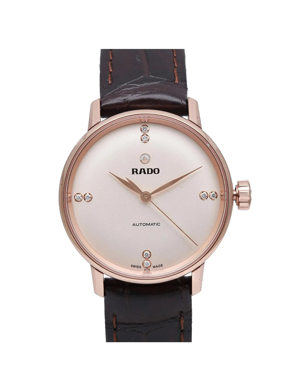 Coupole Watch Dial Gold Rado Classic 31mm Ladies Steel Beige Rose R22865765