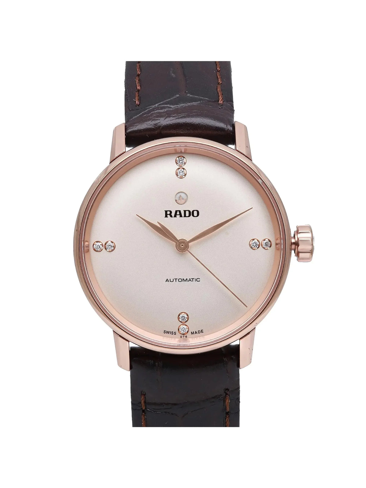 Coupole Watch Dial Gold Rado Classic 31mm Ladies Steel Beige Rose R22865765