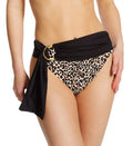 Belted Vince Logo-Ring Bikini Camuto High-Leg Bottoms