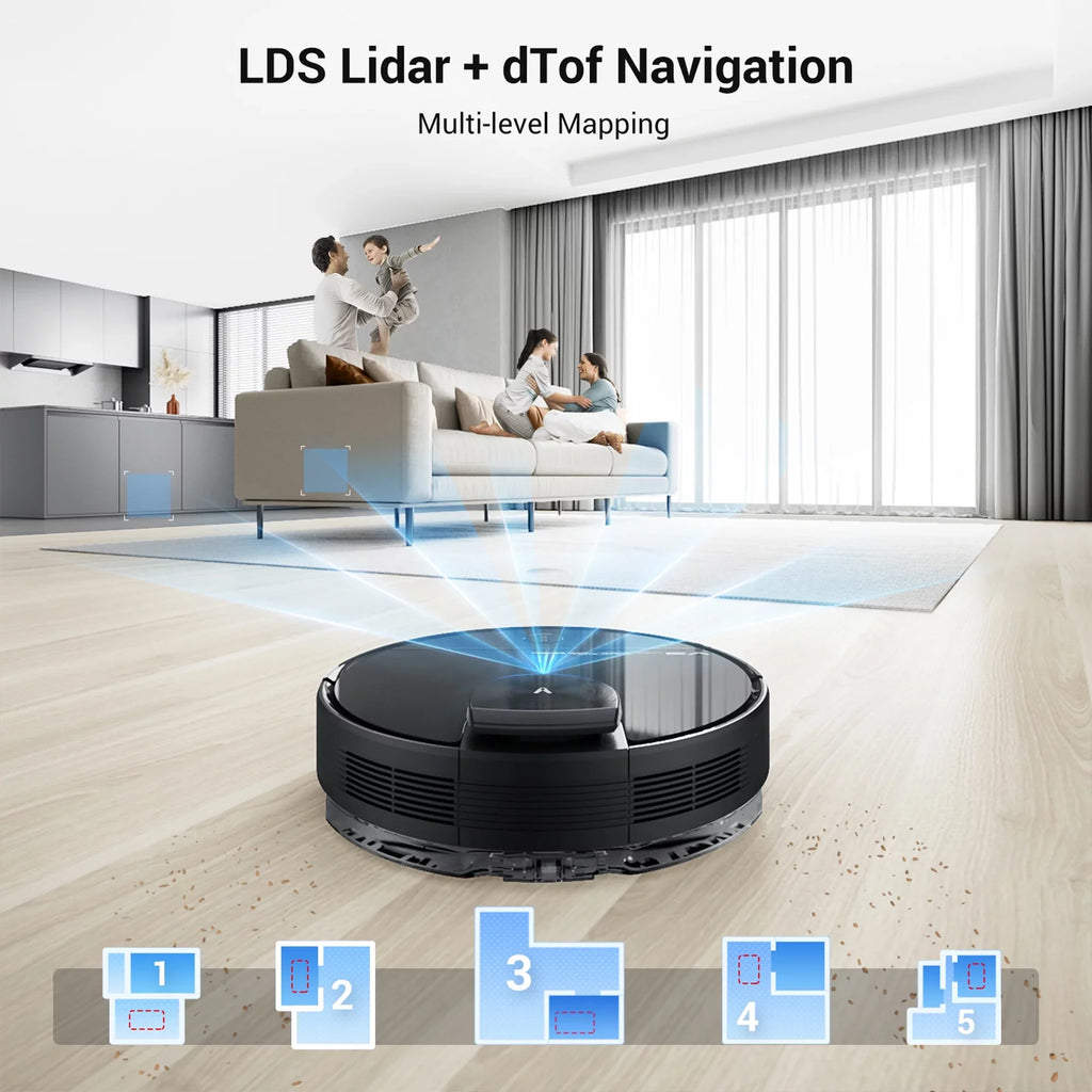 Mop & Black Max Vacuum Vacuum for Robot V3 Floors, Smart Multi Duster Viomi