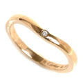 Size Ballerina 49 CARTIER Wedding Gold Pink Ring 3PD Women's Curve (Good) Pre-Owned 2.4g B4098649 Diamond K18PG 9