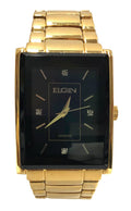 '- Male Diamond Metallization Dial Genuine Case Gold Elgin and Adult FG160041